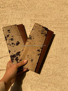 ใหม่กระเป๋าสตางค์หนังแฮนด์เมดแท้แบบใหม่สำหรับผู้หญิงกระเป๋าสตางค์แบบบางกระเป๋าสตางค์หนังสแนปหนังขนสัตว์กระเป๋าสตางค์หนังวัวแท้ - Product Image 6