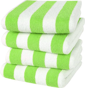 Toalla de playa y golf impresa con logotipo personalizado de nueva llegada teñida lisa con diseño turco - Product Image 3