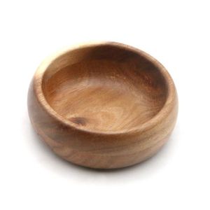 ชามไม้แบบเรียบง่ายชามสลัดอาหารและอาหารที่เป็นมิตรต่อสิ่งแวดล้อมสำหรับรับประทานอาหารโต๊ะกลางตกแต่งห้องครัวหรือจัดแสดงของที่ระลึก - Product Image 1