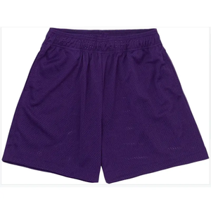 Shorts en maille de couleur unie personnalisés avec logo, vêtements de sport légers pour hommes et femmes, disponibles en plusieurs couleurs - Product Image 6