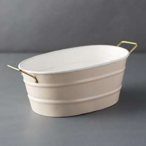 Grand seau à glace vert de 4 à 5 litres pour boissons, conserves alimentaires, bac réfrigérant, fête de Noël, utilisation en bar, refroidisseur à champagne - Product Image 2