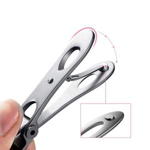 Professional 2pcs <b>Cutter</b> Stainless Steel Toe <b>Nail</b> Clipper Scissors Finger <b>Nail</b> Manicure <b>Set</b> With Metal Box - Product Image 5
