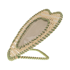 Cadre Photo en rotin en forme de cœur, fabriqué au Vietnam pour la décoration de la maison, Style Boho, prix bon marché, vente en gros - Product Image 2