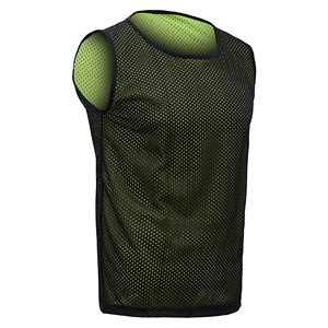 Maillots d'entraînement de football personnalisés respirants 100 % polyester, chasubles de football en maille réversibles, impression numérique, logo personnalisé - Product Image 3