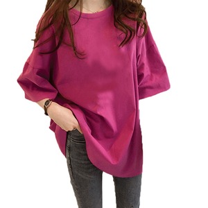 Camiseta personalizada de gran tamaño para mujer, Camiseta con estampado de dibujos animados con hombros caídos para mujer, Camiseta holgada ajustada de estilo callejero para mujer - Product Image 5