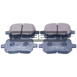 Set di pastiglie freno anteriori FEBEST (0101-MCU15F) - Product Image 1