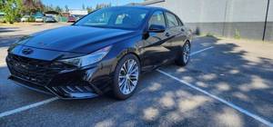 Pour Hyundai Elantra SE 4dr berline prix pas cher utilisé turbo automatique voiture lumière cuir intérieur R18 pneus FWD direction gauche - Product Image 2