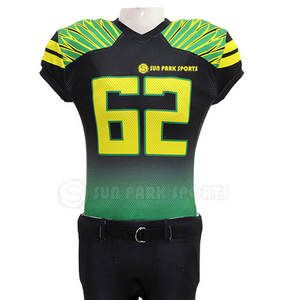 Uniforme de Fútbol Americano Personalizado con Logotipo, Transpirable, Talla Grande, Manga Corta, para Hombre, de la Mejor Calidad, a Bajo Precio - Product Image 1