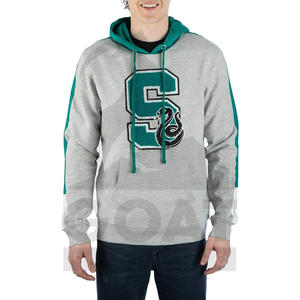 Sweat-shirts à capuche en molleton pour homme, broderie personnalisée, style streetwear, coupe régulière, pull-over, mélange polyester/coton - Product Image 1