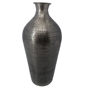 Florero con acabado natural vintage, macetas de metal de aluminio para decoración del hogar, nuevo aspecto para bodas y salas de estar - Product Image 2