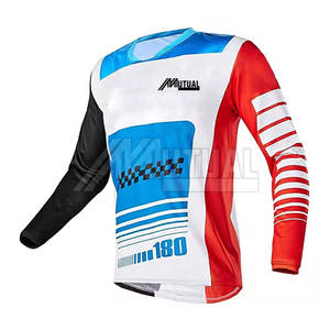 Haut de cyclisme haute performance à coupe personnalisée Chemise de vélo à séchage rapide avec techniques imprimées respirantes pour l'équitation en plein air - Product Image 1