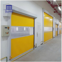 Pintu high speed PVC industri dengan motor otomatis, sensor keselamatan dan buka cepat untuk gudang dan bengkel