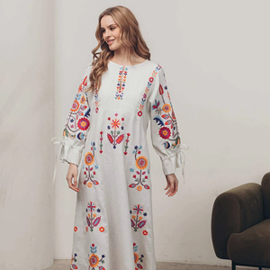 Deals Boho Embroidered Dress Women 1k+ | Alibaba.com