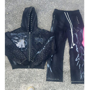 ชุดวอร์มมีฮู้ดสำหรับผู้ชายมีซิปรูดซิปรูดซิปรูดซิปติดโลโก้ออกแบบได้ตามที่ต้องการ - Product Image 1