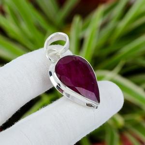 Pendentif en forme de crochet en argent sterling 925 avec cristaux et strass sertis clos, rhodié, tendance, idéal pour les filles, cadeau d'anniversaire - Product Image 5