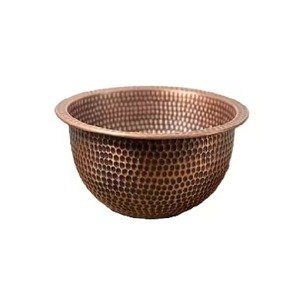 High Quality Polished <b>Copper</b> Sink With Contemporary Design Durable Functional And Chic Statement Piece - Product Image 6
