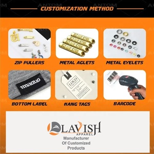 Sweat-shirts à fermeture éclair pour hommes personnalisés, avec logos et designs sur mesure, mélange coton-polyester, écologiques - Product Image 6