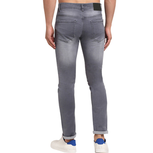 Pantalon en jean droit d'hiver, délavé foncé, tricoté, taille mi-haute, respirant, streetwear, écologique, confortable, option de style quotidien - Product Image 6