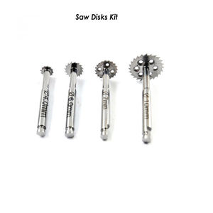 Kit de instrumentos de implantes quirúrgicos dentales manuales, discos de sierra de acero para expansor de hueso, elevación sinusal - Product Image 2