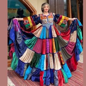 Banjara boda Kuchi Afghani estilo Vintage púrpura oscuro Banjara vestido Tribal Frock Kuchi Afghani Frock vestido paquistaní - Product Image 4