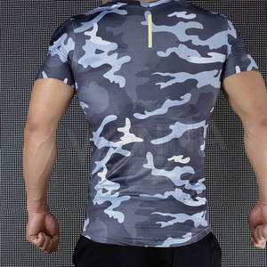 Camisetas de Hombre de Corte Ajustado de Poliéster y Algodón - Product Image 4