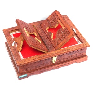 Indian Handmade Natural Quality <b>Wooden</b> Al Quran <b>Box</b> Manufacturer by GM IMPEX at <b>Cheap</b> Price - Product Image 3