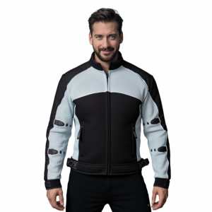 2025 venta al por mayor chaqueta de moto de alta calidad personalizada moda elegante hombres chaqueta de moto de carreras de cuero genuino - Product Image 1