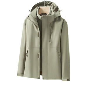 Veste pour hommes de haute qualité avec logo personnalisé Veste chaude d'hiver Vestes coupe-vent imperméables de grande taille - Product Image 1