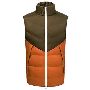 Hommes duvet compressible léger rembourré Double boutonnage bouffant support appelant hiver chaud rembourré matelassé sans manches - Product Image 4