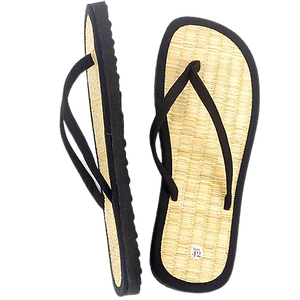 Sandales en paille, pantoufles japonaises en stock - Product Image 2