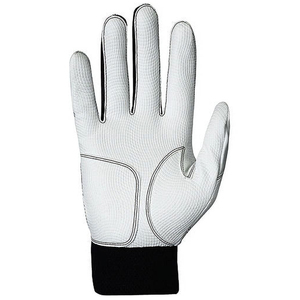 Qaswa Sports Custom Leather Baseball Batting Gloves for Adults <b>Hook</b> Loop Closure Left/Right Hand Lightweight Durable Training - Product Image 2