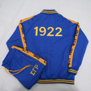 ชุดวิ่งออกกำลังกายผ้าโพลีเอสเตอร์สำหรับผู้ใหญ่ชุดวอร์มผ้าแห้งเร็วขนาดใหญ่สำหรับฤดูหนาว - Product Image 4