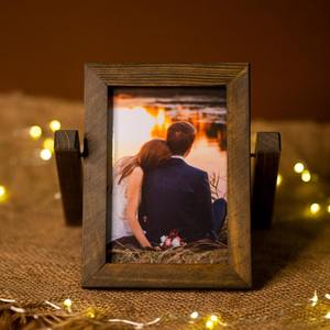 Marco de Fotos de Bambú Tallado a Mano de Diseño, Ecológico, con Impresión UV, Colección Antigua, Regalos de Bautizo, Nuevo - Product Image 2