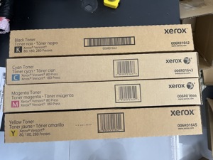 Cartuccia Toner Originale Genuina per Stampanti Xerox Versant 80 180 280 Presses CT202292 CT202293 CT202294 CT202295 Versione Americana - Product Image 1