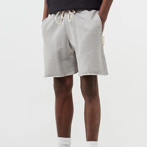OEM Solid Pattern Cotton Fleece <b>Sweat</b> Gym <b>Shorts</b> Active Casual Jogger Workout for Running Casual Athletic Gym <b>Shorts</b> - Product Image 3