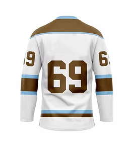 Camiseta de Hockey sobre Hielo Personalizada para Hombre, 100% Poliéster, Camisetas y Tops Estampados de Secado Rápido y Transpirables con Letra de Capitán - Product Image 6
