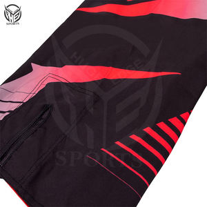 Shorts de MMA de buena calidad para hombre, shorts con impresión de logotipo personalizado, estilo shorts de MMA, ropa de entrenamiento, shorts de grappling. - Product Image 4