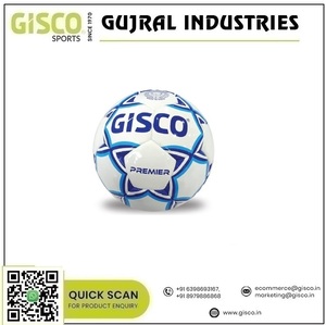 Gisco ลูกฟุตบอลชั้นนำ PU 4ชั้นวัสดุสังเคราะห์ทำจากผ้าฝ้ายและโพลีเอสเตอร์เหมาะสำหรับการจับคู่และการฝึกอบรม - Product Image 2