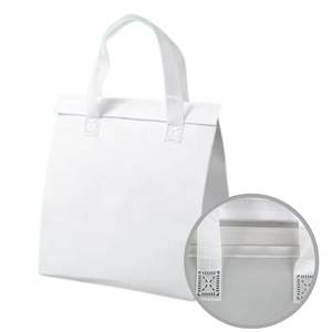 Bolsa Térmica Ecológica Personalizada con Logotipo, Bolsa Reutilizable para Alimentos con Asas, para Leche y Pasteles, Envío Inmediato - Product Image 6