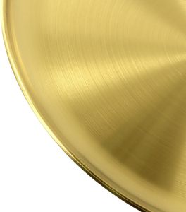Plato redondo dorado de acero inoxidable para servir cena, plato de Buffet para Hotel, vajilla para restaurante, bandeja de comida para banquete, platos multiusos - Product Image 4