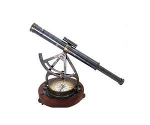 Instrument de Navigation Géomètre Antique Design Vintage Théodolite Alidade Boussole Télescope - Product Image 1
