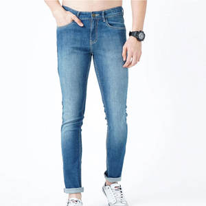 Pantalones Vaqueros para Hombre al por Mayor, Corte Ajustado, Diseño Moderno, Marca Privada, Personalizados, Lavados - Product Image 1