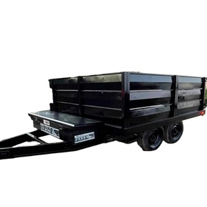 Factory-Priced New Used 3 4 Axle Rear Tipper Semi <b>Trailer</b> for Construction Farming Includes Hydraulic Pump System FR Origin High - Product Image 1