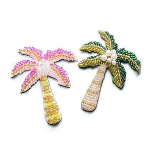 Atractivo broche de bordado de árbol de cuentas de semillas para ropa broche de bordado de cuentas hecho a mano único joyería de cuentas de semillas - Product Image 4