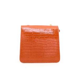 Bolso de hombro de cuero informal oxidado con un solo mango Impermeable y elegante Cierre abierto Tipo P54317 - Product Image 1