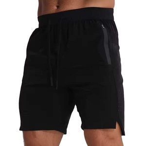 Shorts de sport décontractés respirants de qualité supérieure pour la course à pied et la salle de sport, en spandex/polyester, séchage rapide, style ample, streetwear - Product Image 1
