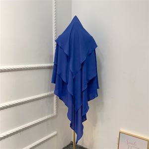 <b>Islamic</b> <b>Clothing</b> Women Muslim Plain Khimar Hijab Scarf Headcover Prayer Garment Head Dress 2023 - Product Image 2