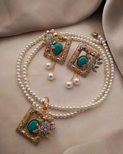 2026 nupcial luz lujo cien nueva cadena collar pendientes conjunto de joyas para mujeres - Product Image 3