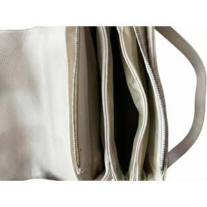 Borsa a Spalla Morbida in Vera Pelle Dollaro da Donna - Art. 26047-Fabbricato in Italia" - Product Image 4