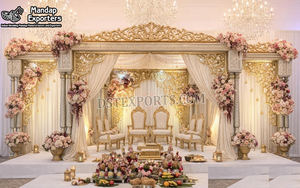 Mandap de Fibra de Vidrio para Bodas del Sur de la India, Colección de Coronas Elegantes de Lujo Indias para Ceremonias Hindúes, Fabricado en EE. UU. - Product Image 2